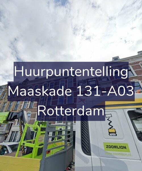 Foto gevel Huurpuntentelling voor Maaskade 131-A03, Rotterdam