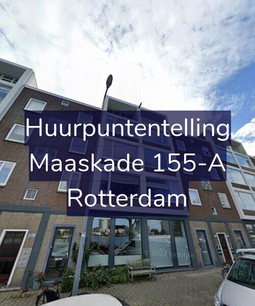 Foto gevel Huurpuntentelling voor Maaskade 155-A, Rotterdam