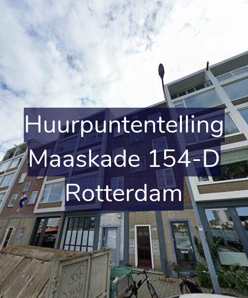 Foto gevel Huurpuntentelling voor Maaskade 154-D, Rotterdam