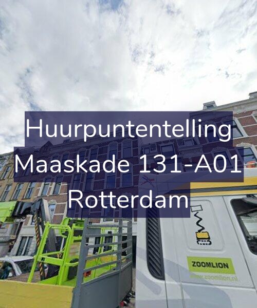 Foto gevel Huurpuntentelling voor Maaskade 131-A01, Rotterdam