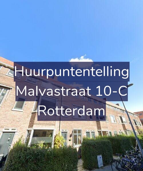 Foto gevel Huurpuntentelling voor Malvastraat 10-C, Rotterdam