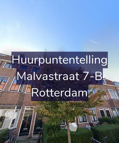 Foto gevel Huurpuntentelling voor Malvastraat 7-B, Rotterdam
