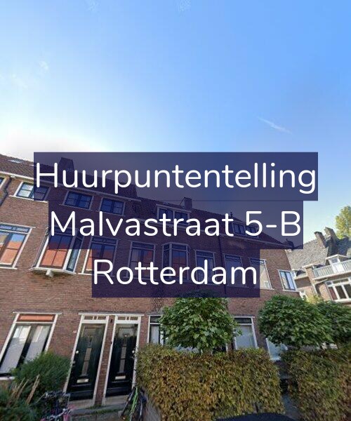Foto gevel Huurpuntentelling voor Malvastraat 5-B, Rotterdam