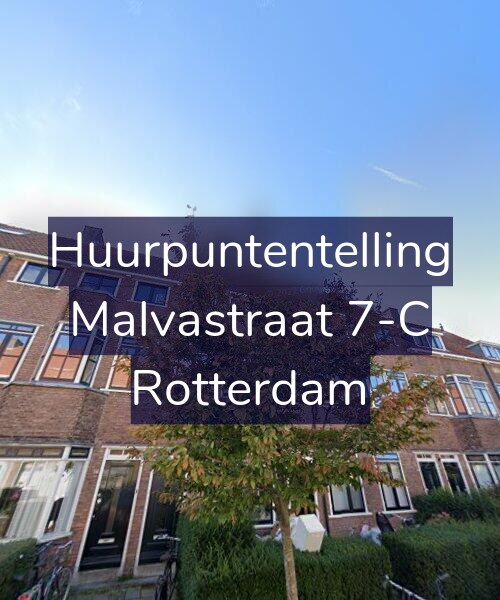 Foto gevel Huurpuntentelling voor Malvastraat 7-C, Rotterdam
