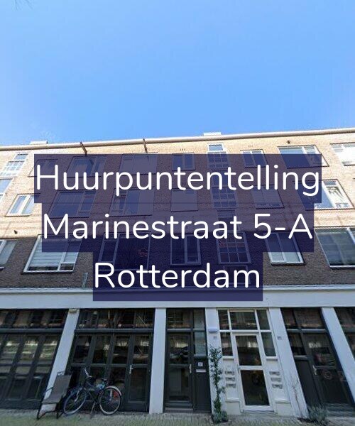 Foto gevel Huurpuntentelling voor Marinestraat 5-A, Rotterdam