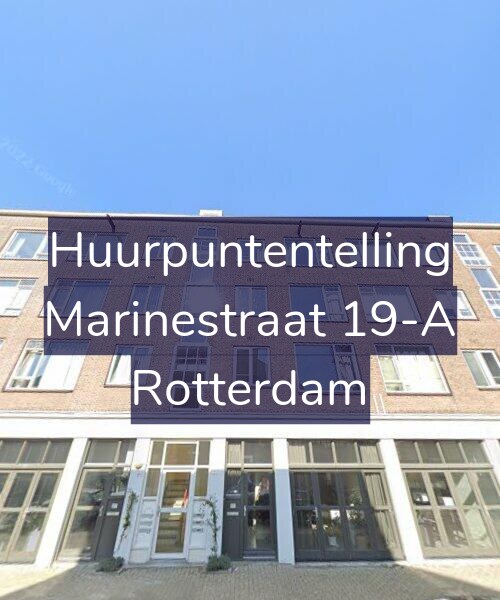 Foto gevel Huurpuntentelling voor Marinestraat 19-A, Rotterdam