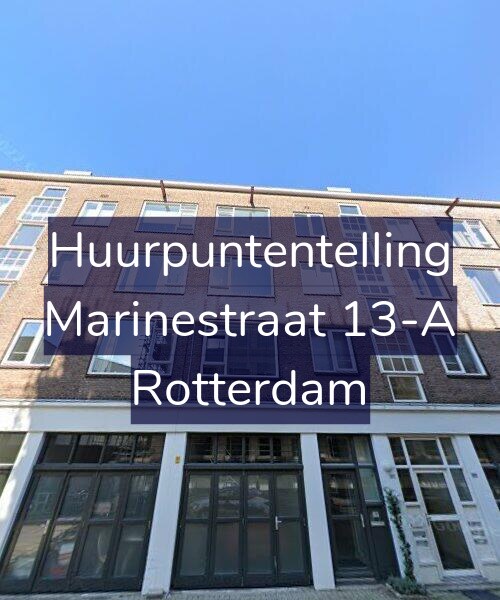 Foto gevel Huurpuntentelling voor Marinestraat 13-A, Rotterdam