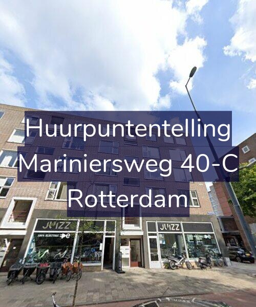 Foto gevel Huurpuntentelling voor Mariniersweg 40-C, Rotterdam