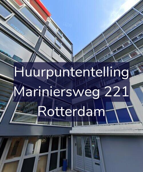 Foto gevel Huurpuntentelling voor Mariniersweg 221, Rotterdam