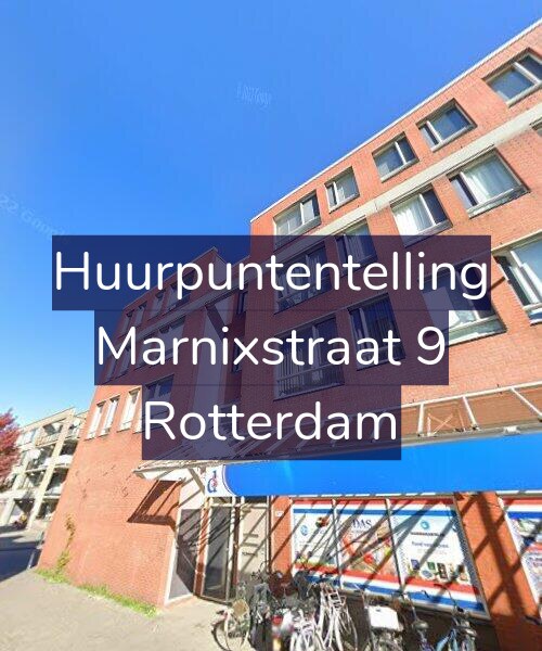 Foto gevel Huurpuntentelling voor Marnixstraat 9, Rotterdam