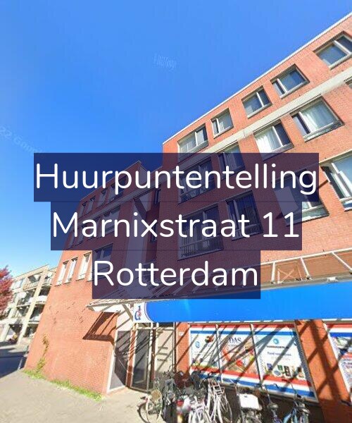 Foto gevel Huurpuntentelling voor Marnixstraat 11, Rotterdam