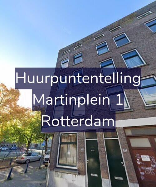 Foto gevel Huurpuntentelling voor Martinplein 1, Rotterdam