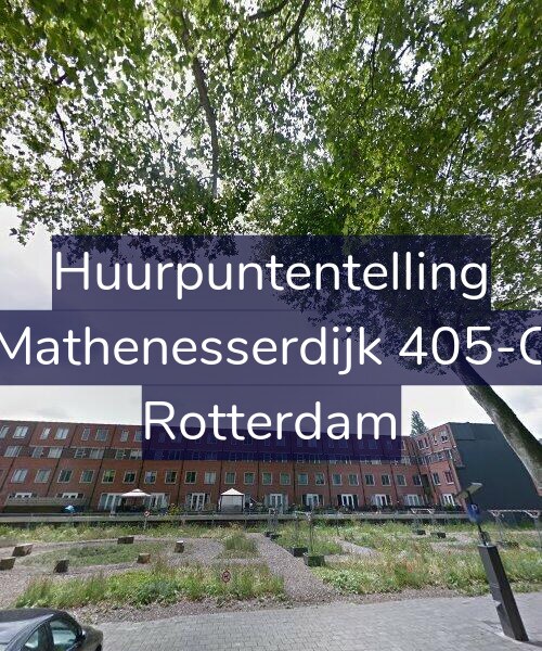 Foto gevel Huurpuntentelling voor Mathenesserdijk 405-C, Rotterdam