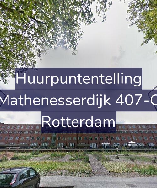 Foto gevel Huurpuntentelling voor Mathenesserdijk 407-C, Rotterdam