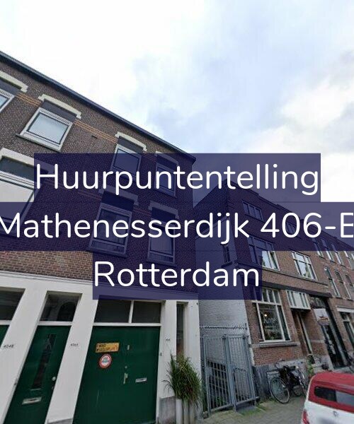 Foto gevel Huurpuntentelling voor Mathenesserdijk 406-B, Rotterdam