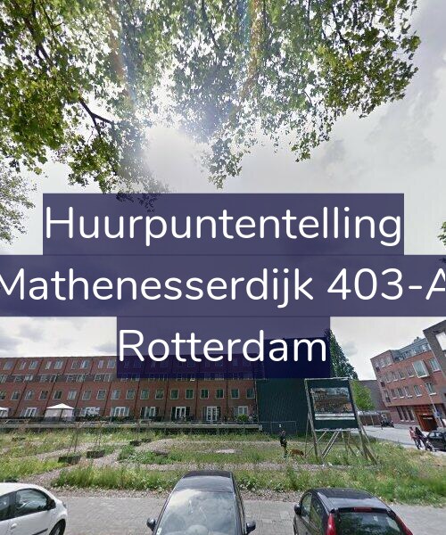Foto gevel Huurpuntentelling voor Mathenesserdijk 403-A, Rotterdam