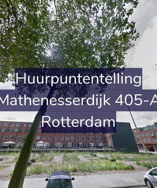 Foto gevel Huurpuntentelling voor Mathenesserdijk 405-A, Rotterdam