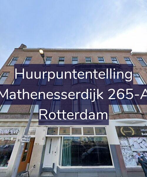 Foto gevel Huurpuntentelling voor Mathenesserdijk 265-A, Rotterdam