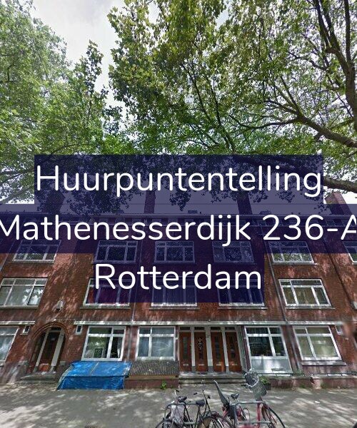 Foto gevel Huurpuntentelling voor Mathenesserdijk 236-A, Rotterdam