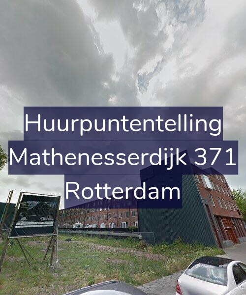 Foto gevel Huurpuntentelling voor Mathenesserdijk 371, Rotterdam