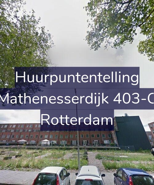Foto gevel Huurpuntentelling voor Mathenesserdijk 403-C, Rotterdam