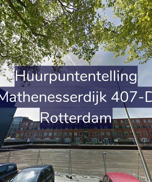 Foto gevel Huurpuntentelling voor Mathenesserdijk 407-D, Rotterdam