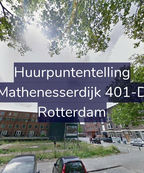 Foto gevel Huurpuntentelling voor Mathenesserdijk 401-D, Rotterdam