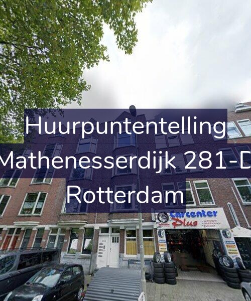 Foto gevel Huurpuntentelling voor Mathenesserdijk 281-D, Rotterdam