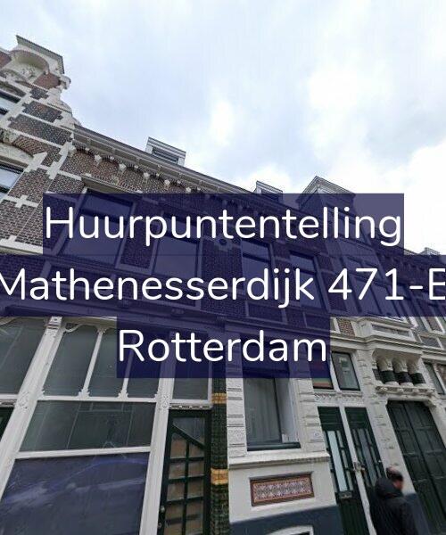 Foto gevel Huurpuntentelling voor Mathenesserdijk 471-B, Rotterdam