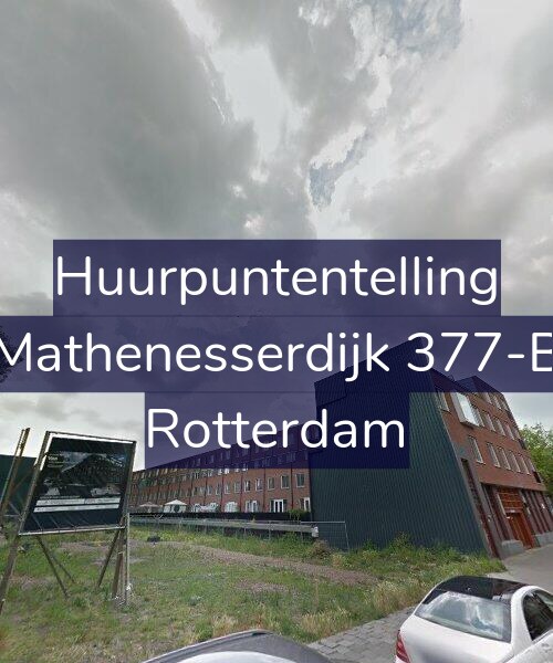 Foto gevel Huurpuntentelling voor Mathenesserdijk 377-B, Rotterdam