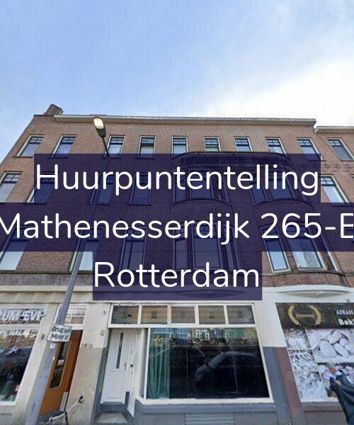 Foto gevel Huurpuntentelling voor Mathenesserdijk 265-B, Rotterdam