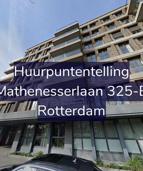 Foto gevel Huurpuntentelling voor Mathenesserlaan 325-B, Rotterdam