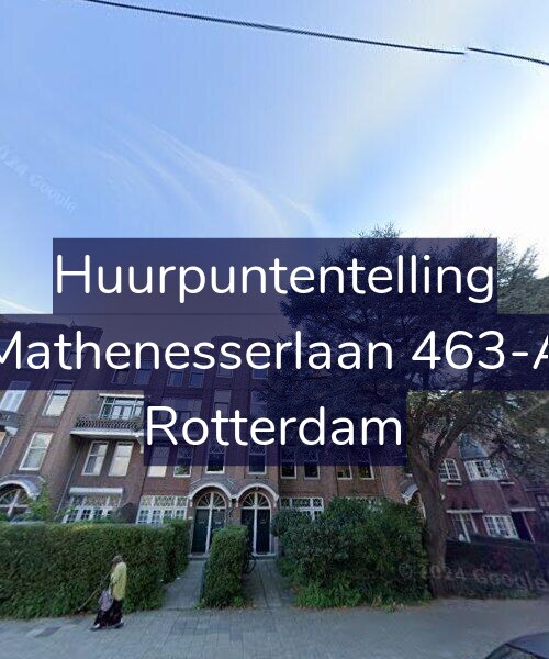 Foto gevel Huurpuntentelling voor Mathenesserlaan 463-A, Rotterdam