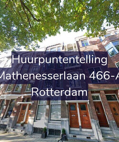 Foto gevel Huurpuntentelling voor Mathenesserlaan 466-A, Rotterdam