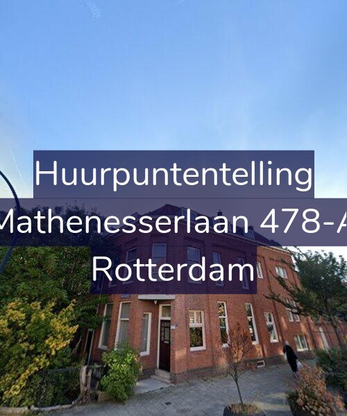 Foto gevel Huurpuntentelling voor Mathenesserlaan 478-A, Rotterdam