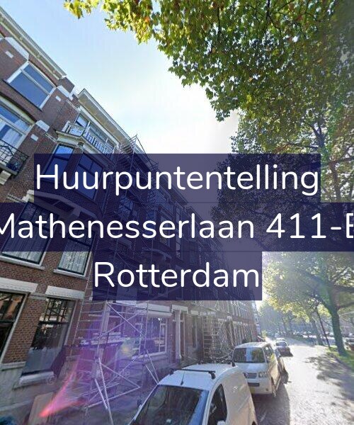 Foto gevel Huurpuntentelling voor Mathenesserlaan 411-B, Rotterdam