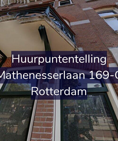 Foto gevel Huurpuntentelling voor Mathenesserlaan 169-C, Rotterdam