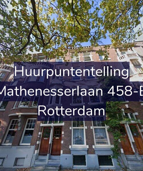 Foto gevel Huurpuntentelling voor Mathenesserlaan 458-B, Rotterdam