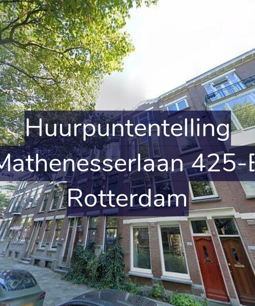Foto gevel Huurpuntentelling voor Mathenesserlaan 425-B, Rotterdam