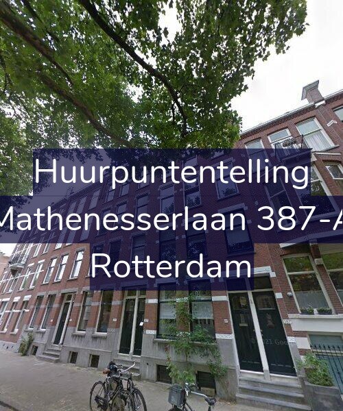 Foto gevel Huurpuntentelling voor Mathenesserlaan 387-A, Rotterdam