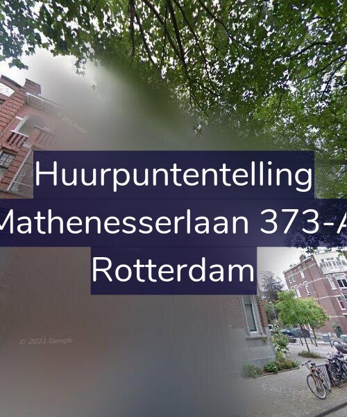 Foto gevel Huurpuntentelling voor Mathenesserlaan 373-A, Rotterdam