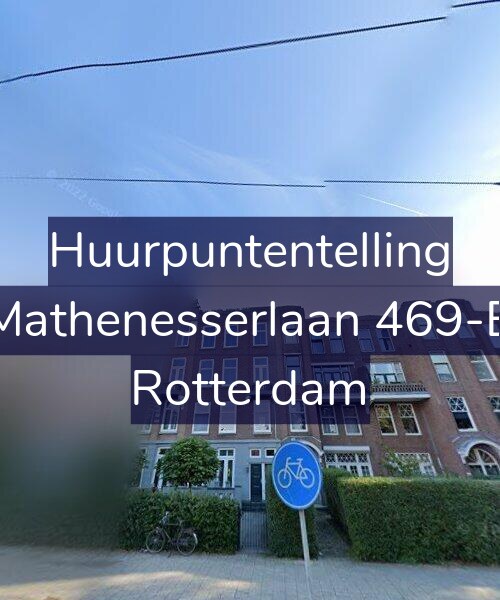 Foto gevel Huurpuntentelling voor Mathenesserlaan 469-B, Rotterdam