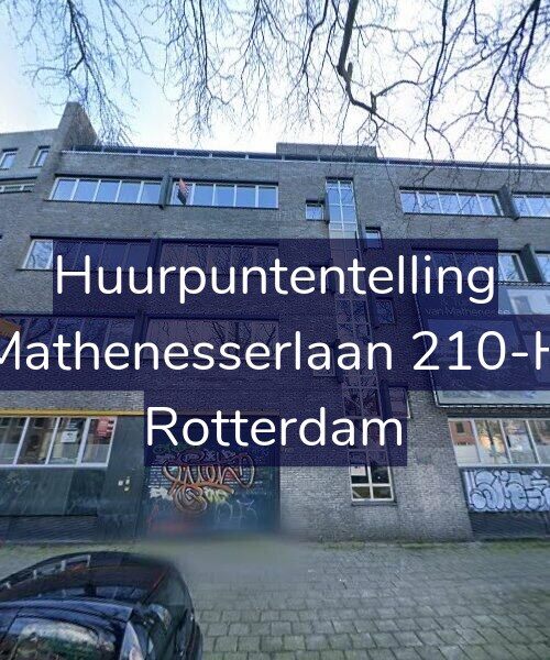 Foto gevel Huurpuntentelling voor Mathenesserlaan 210-H, Rotterdam
