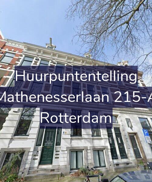 Foto gevel Huurpuntentelling voor Mathenesserlaan 215-A, Rotterdam