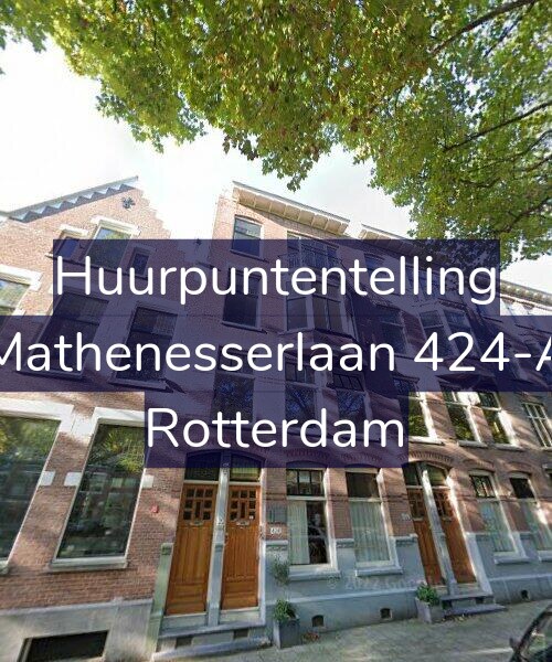 Foto gevel Huurpuntentelling voor Mathenesserlaan 424-A, Rotterdam