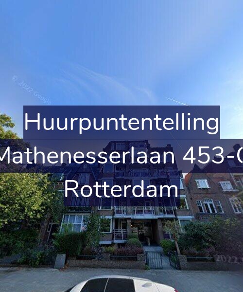 Foto gevel Huurpuntentelling voor Mathenesserlaan 453-C, Rotterdam