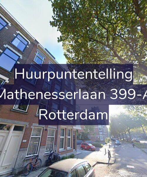Foto gevel Huurpuntentelling voor Mathenesserlaan 399-A, Rotterdam