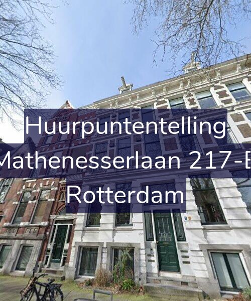 Foto gevel Huurpuntentelling voor Mathenesserlaan 217-B, Rotterdam
