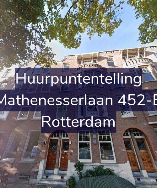 Foto gevel Huurpuntentelling voor Mathenesserlaan 452-B, Rotterdam