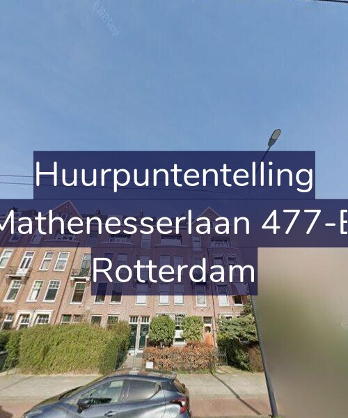 Foto gevel Huurpuntentelling voor Mathenesserlaan 477-B, Rotterdam